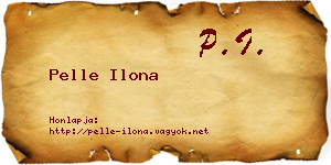Pelle Ilona névjegykártya