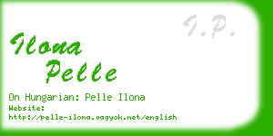 ilona pelle business card